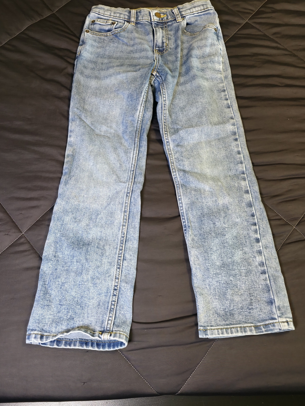 Light Wash Kid's Jeans - Classic Straight Fit
